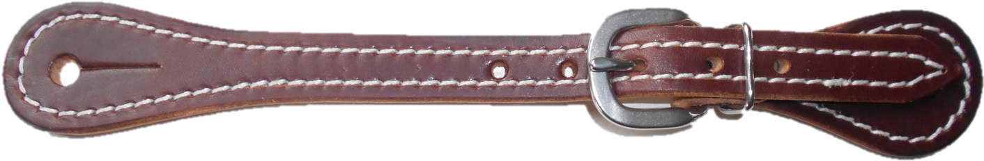 30-15 Top Stitch Straight Line Spur Strap - Leather (1500x1500), Png Download