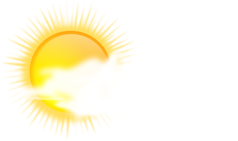 Cloud, Cloudy, Sun, Weather, Mist, Foggy, Misty, Fog - Bright Sun Transparent (640x383), Png Download
