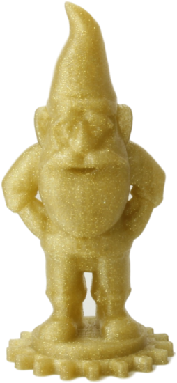 "gold Dust" Translucent Htpla With Gold Glitter - Metallic Color (600x600), Png Download