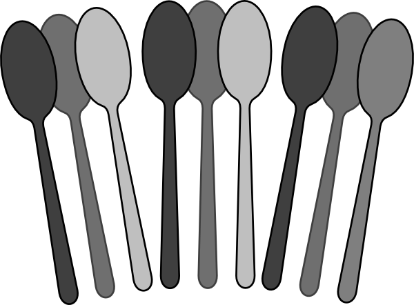 Spoon Png Images Transparent Free Download - Cartoon Picture Of Spoons (600x442), Png Download