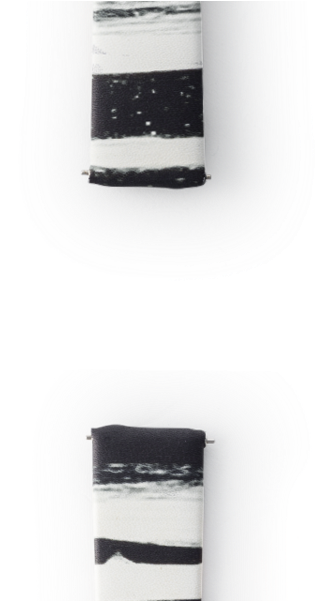 Black Brush Stroke Strap (371x600), Png Download