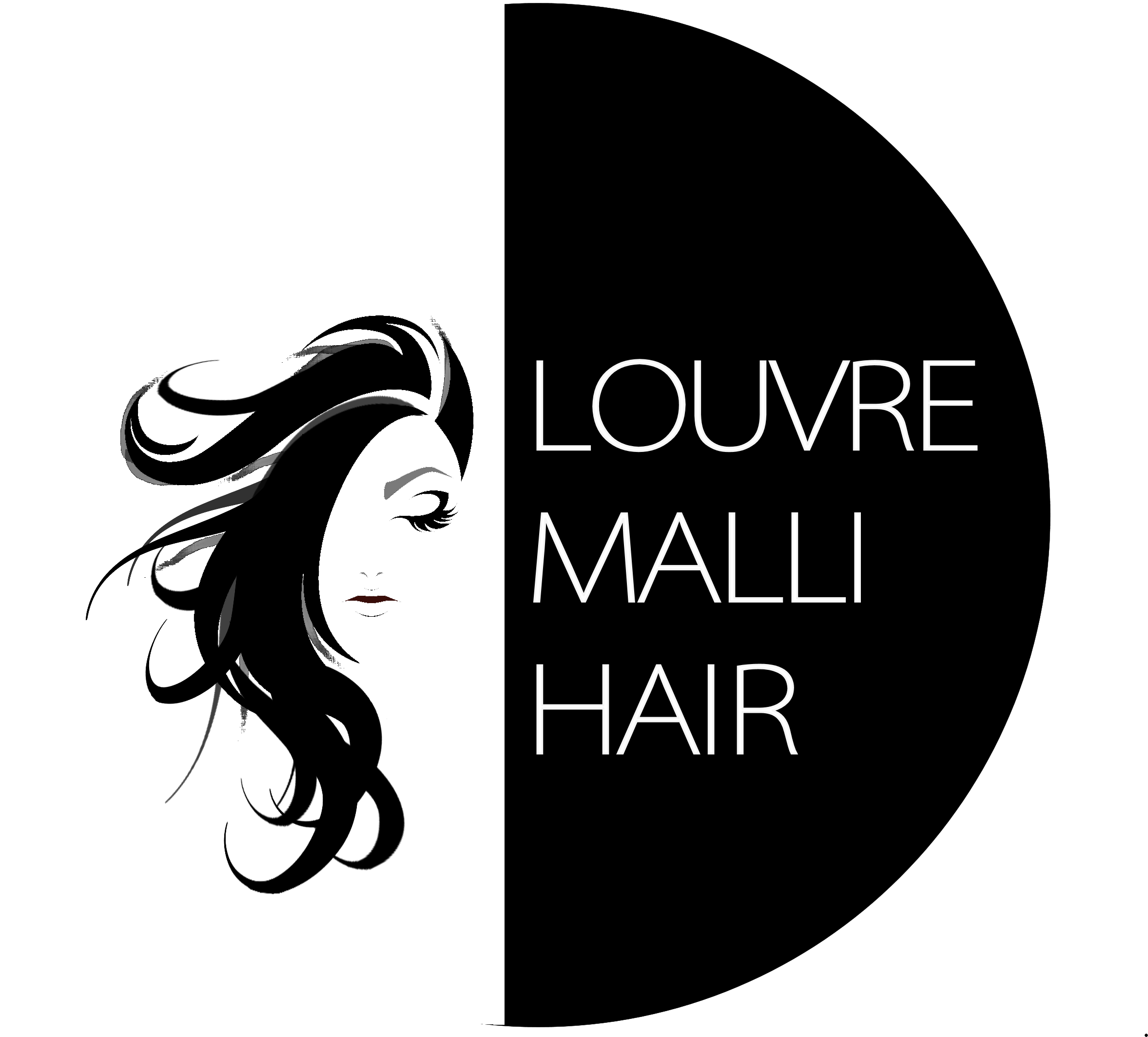 Louvre Malli Hair - Graphic Design (3000x3000), Png Download
