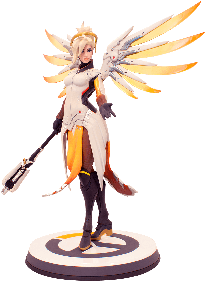 Gotta Say The Statue Looks Beautiful - Blizzard Mercy Statue (575x575), Png Download