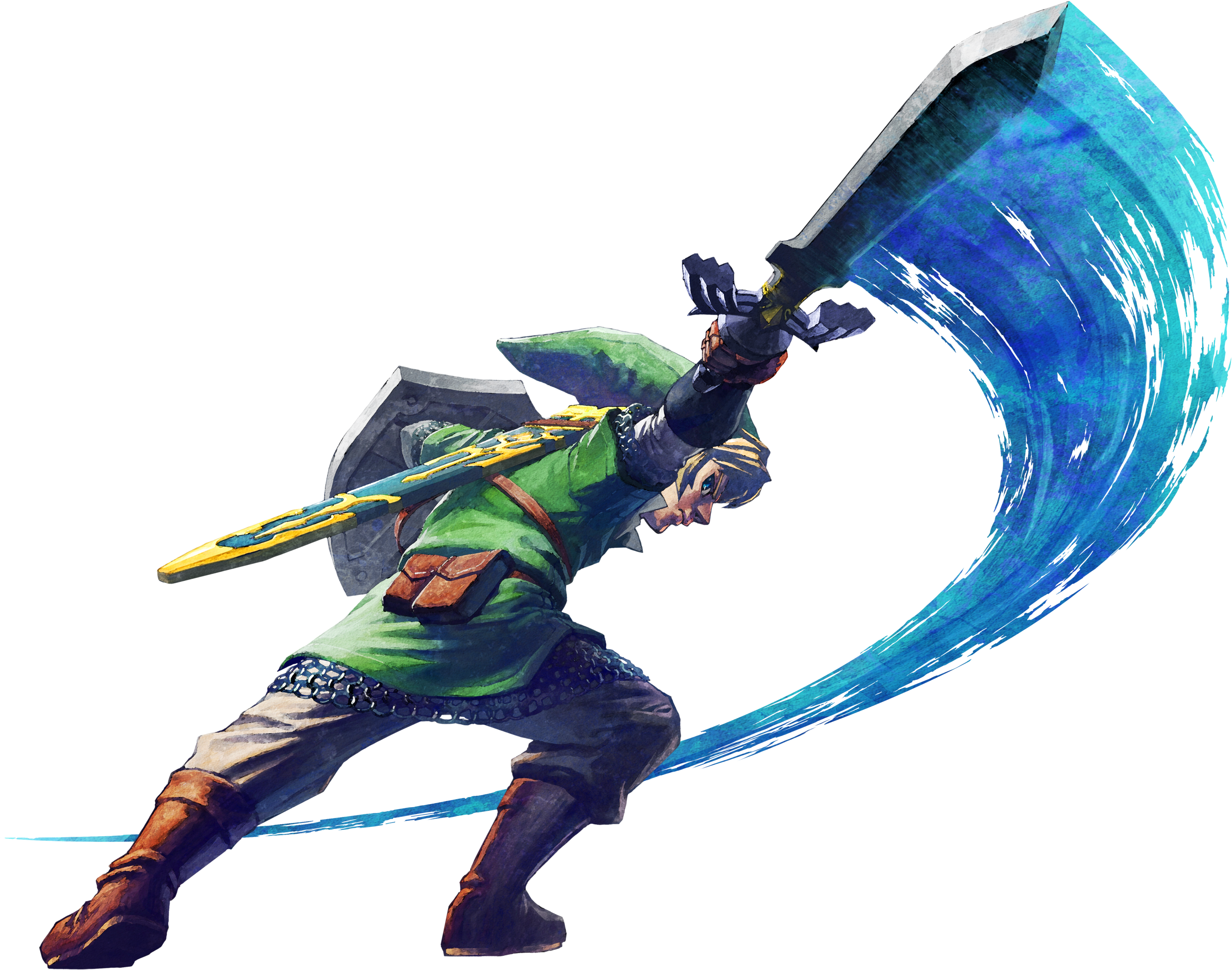 Zelda Facts - Legend Of Zelda Link Skyward Sword (3000x2436), Png Download
