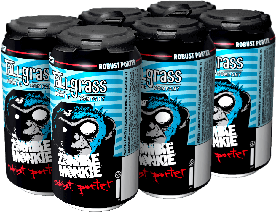 Zombie Monkie Robust Porter - Zombie Monkie Porter (1056x811), Png Download