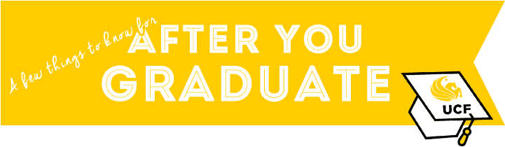 After You Graduate Banner - University Of Central Florida (720x250), Png Download
