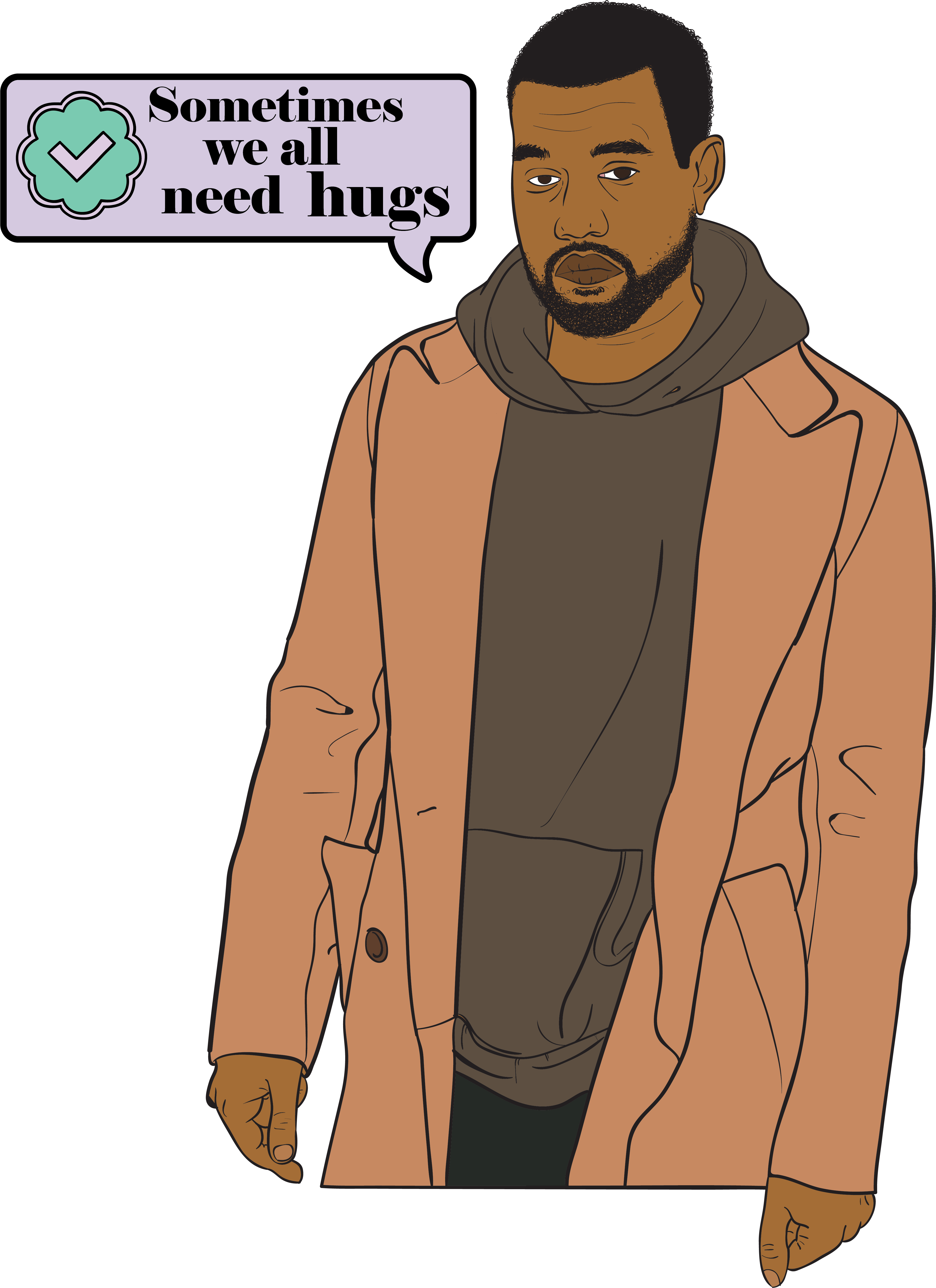 Kanye West Tweeting The Truth, Thanks To His Reserves - T-shirt (4054x5578), Png Download