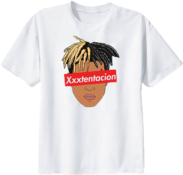 "xxxtentacion" Face - T-shirt - " - T-shirt (640x640), Png Download