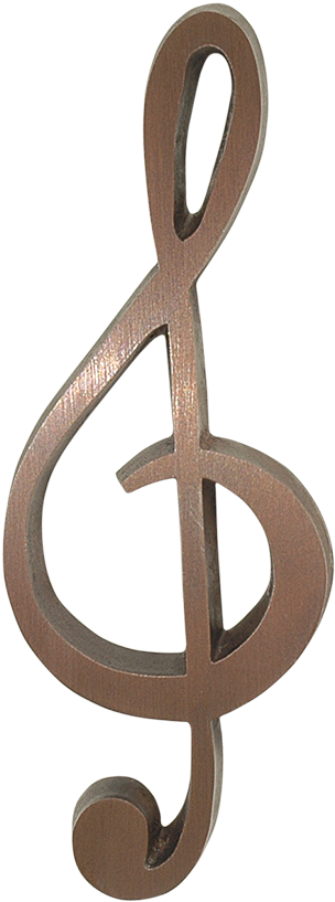 Treble Clef W/o Structure - Cross (1000x1000), Png Download