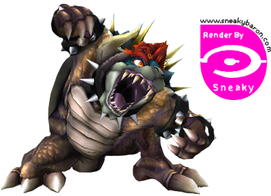 Bowser - Giga Bowser (400x329), Png Download