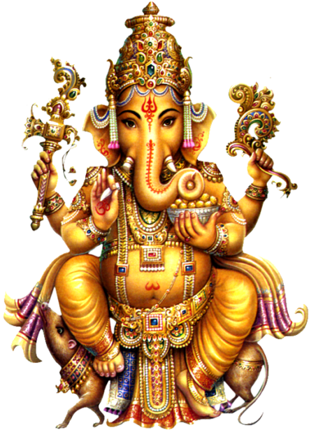 Unnamed - Lord Ganesha (443x630), Png Download