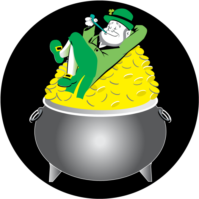 Pot Of Gold - Apollo Pot Of Gold 2 Glass Gobo Cs-0073 (800x800), Png Download