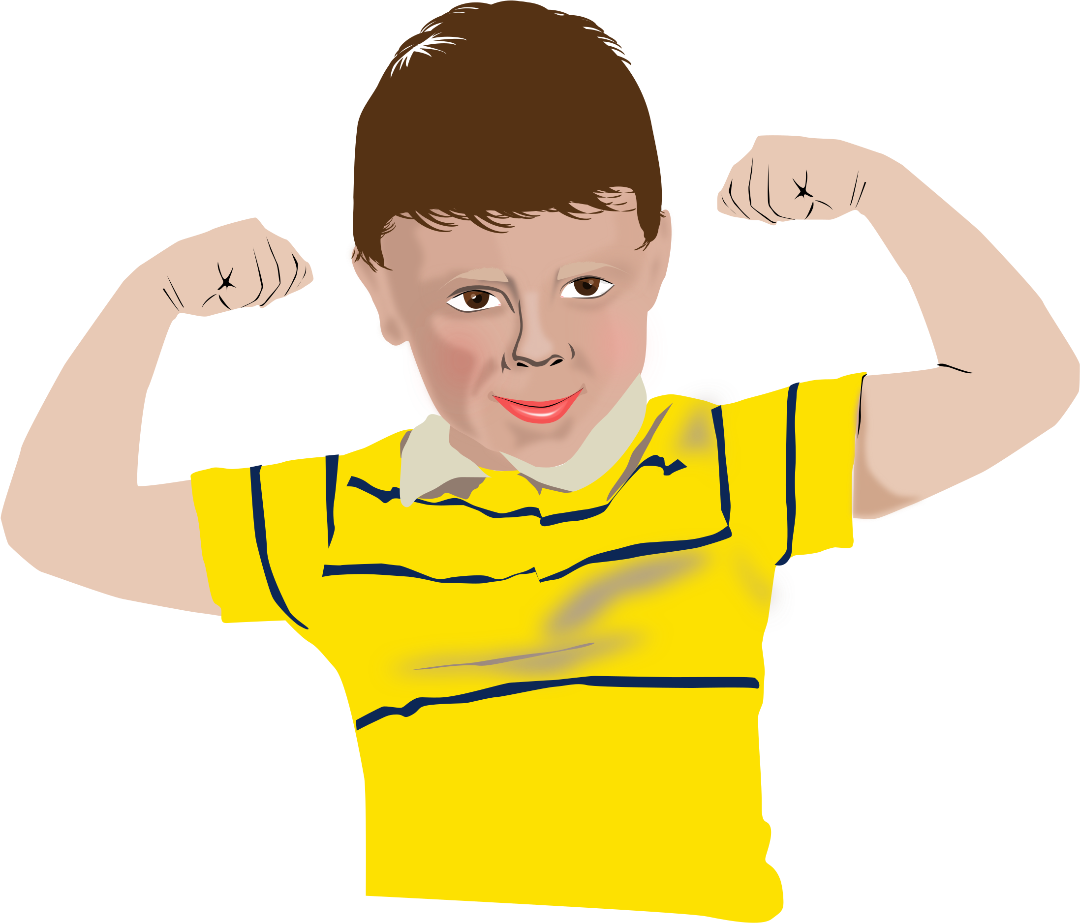 Healthy Child-image Tracing - Healthy Clipart Png (2400x3394), Png Download
