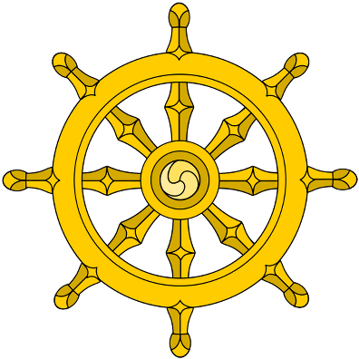 Wheel Of Dharma Transparent - Dharma Wheel (750x500), Png Download