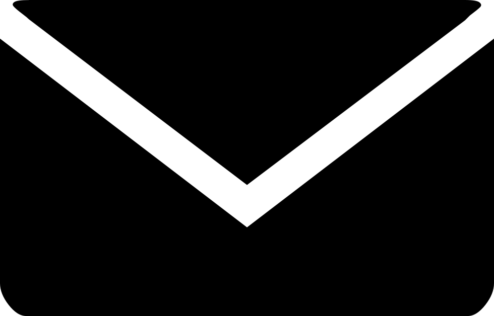 Png Royalty Free Stock Icon Free Download File - Envelope Silhouette (980x628), Png Download