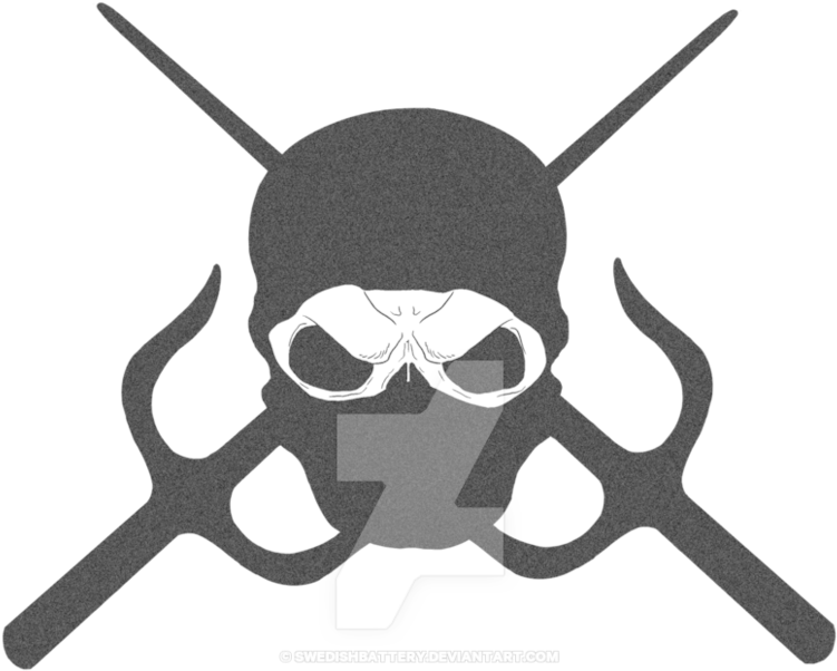 Skull Ninja By Swedishbattery On Deviantart - Transparent Ninja Skull Logo (774x1032), Png Download