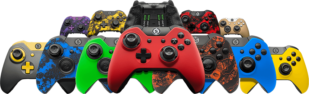 Custom Controller, Esports, Esports Event, Pro Gamer, - Manette Xbox One Élite Custom (1000x306), Png Download