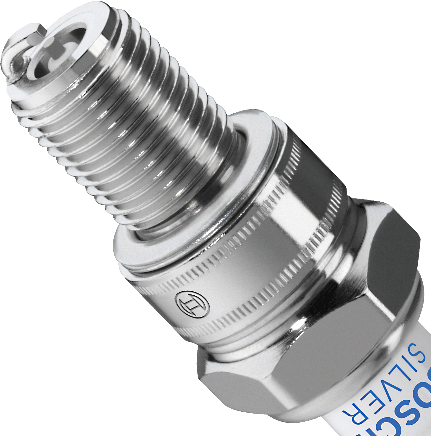 Silver Spark Plugs - Silver Electrode Spark Plug (1400x1400), Png Download