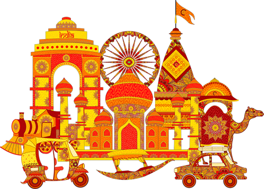 Destination Wedding Planner In India Indian - Indian Wedding Hd Png (521x373), Png Download