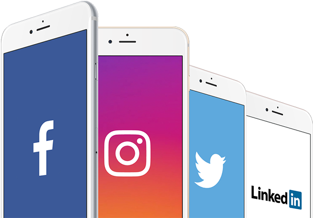 Social Media - Social Media Phone Png (690x500), Png Download