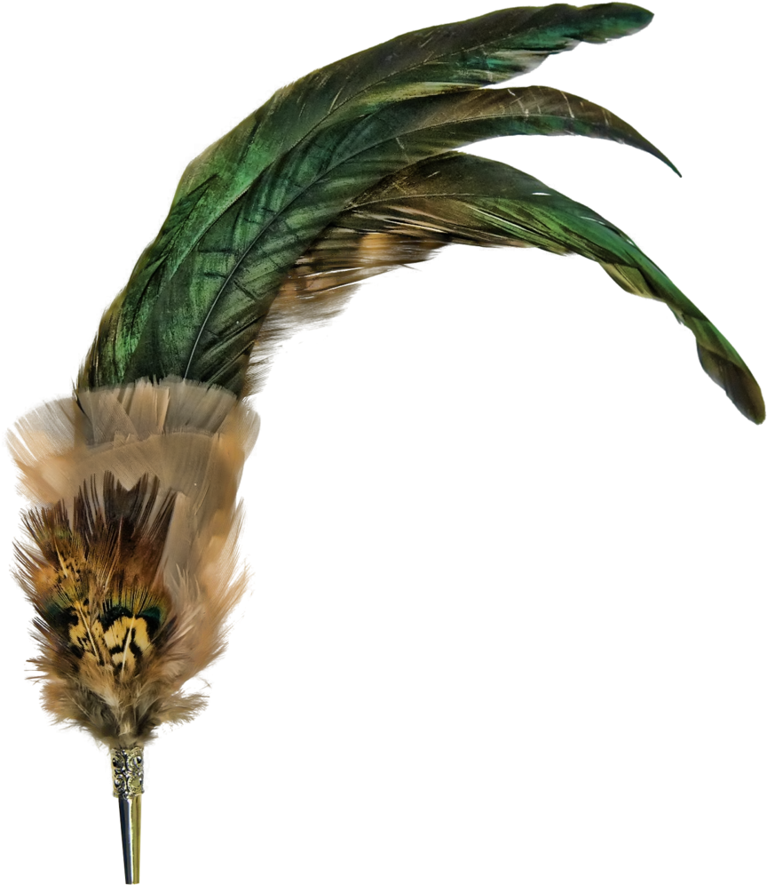 Feather Png File - Broche Png (900x1039), Png Download