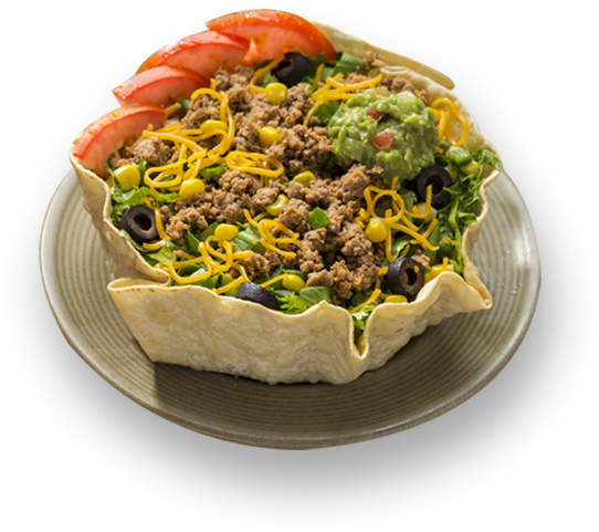 Taco Salad - Quiche (750x480), Png Download