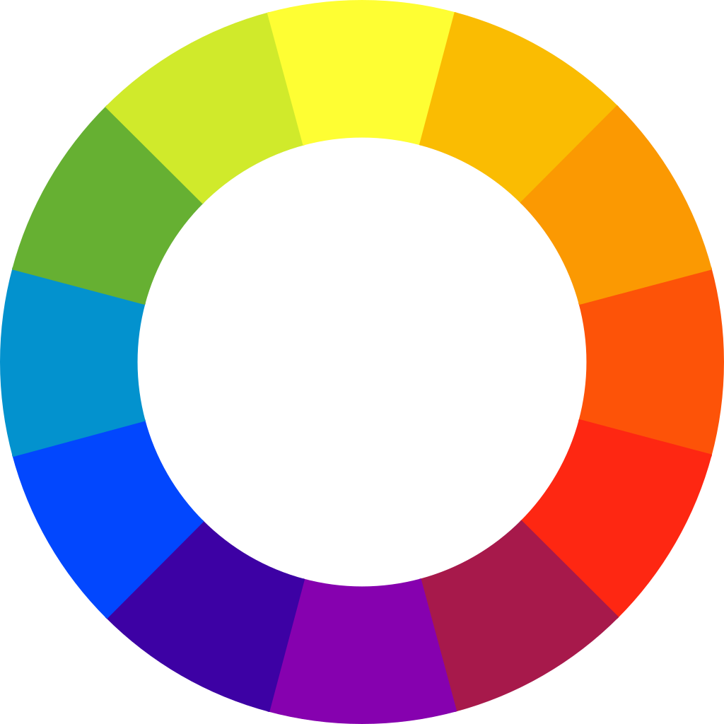 382px-byr Color Wheel - Color Palette Transparent Background (382x382), Png Download