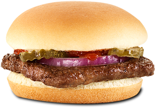 Hamburger - Jr Hamburger Wendy's (643x378), Png Download