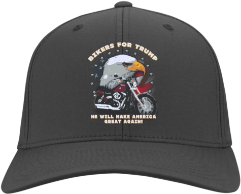 Bikers For Trump Hats - Twill Cap - (480x480), Png Download