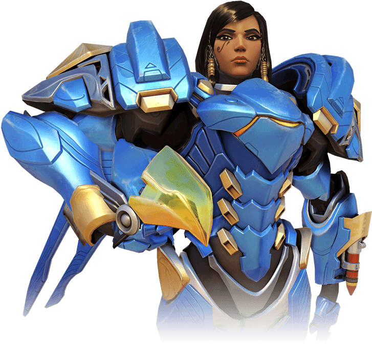 Pharah Real Name Fareeha Amari Is Best Known As The - Overwatch Pharah (725x670), Png Download