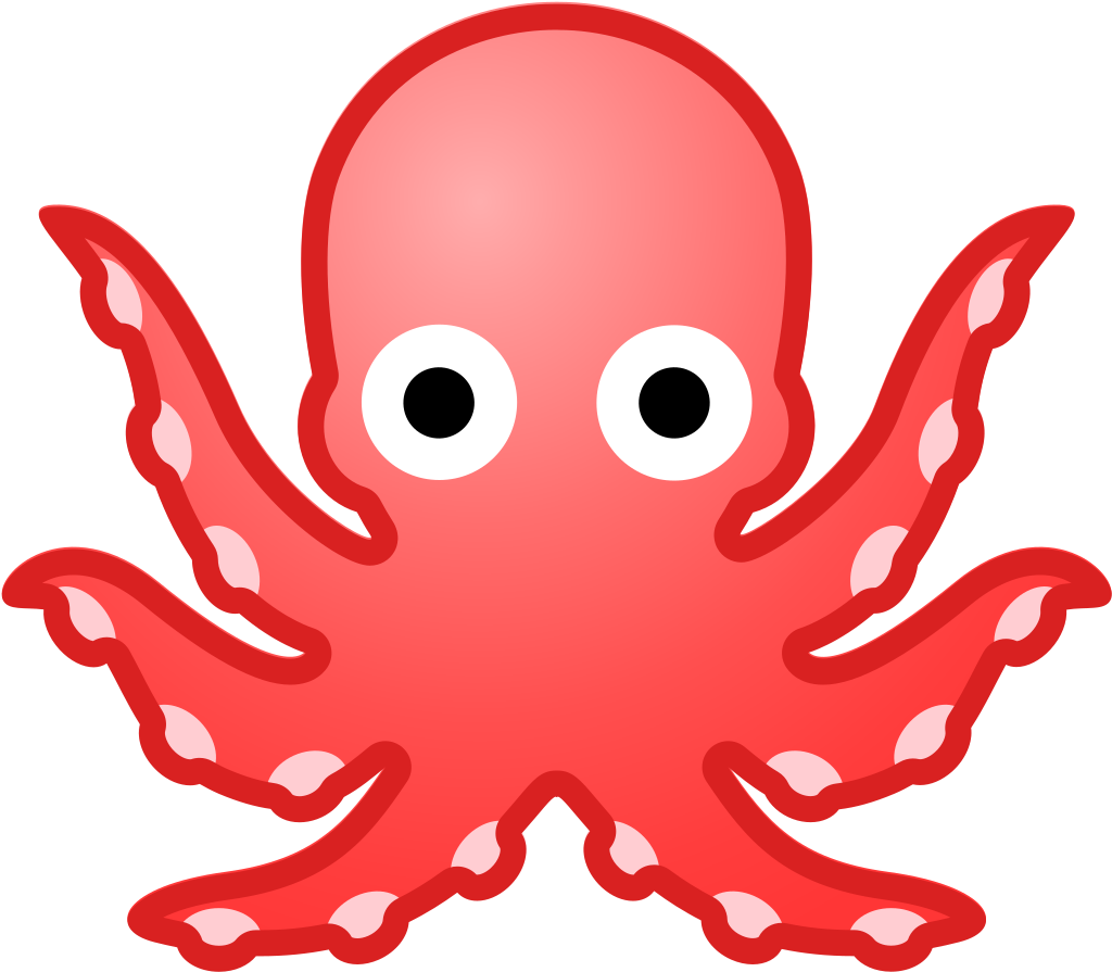 Octopus Icon (1024x1024), Png Download