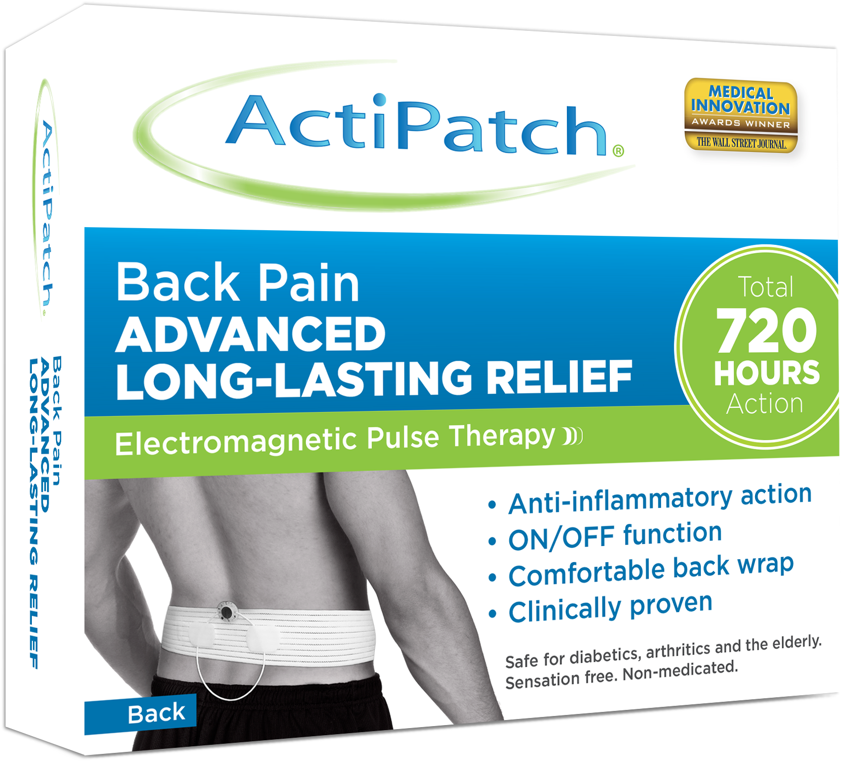 Actipatch® Back Pain Relief - Actipatch For Knee Pain (2102x2091), Png Download