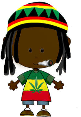 Rasta Doug - Bob Marley Glasses (299x411), Png Download