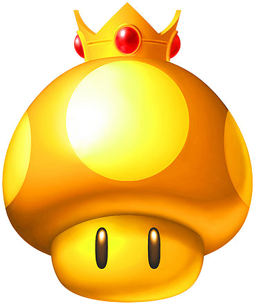 Mkwii Golden Mushroom - Items Mario Kart 7 (480x480), Png Download