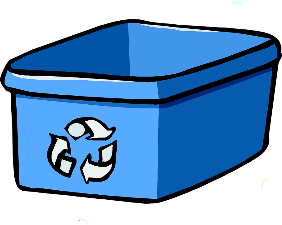 Clip Art At Clker Com Vector Online - Recycle Bin Clipart (600x478), Png Download