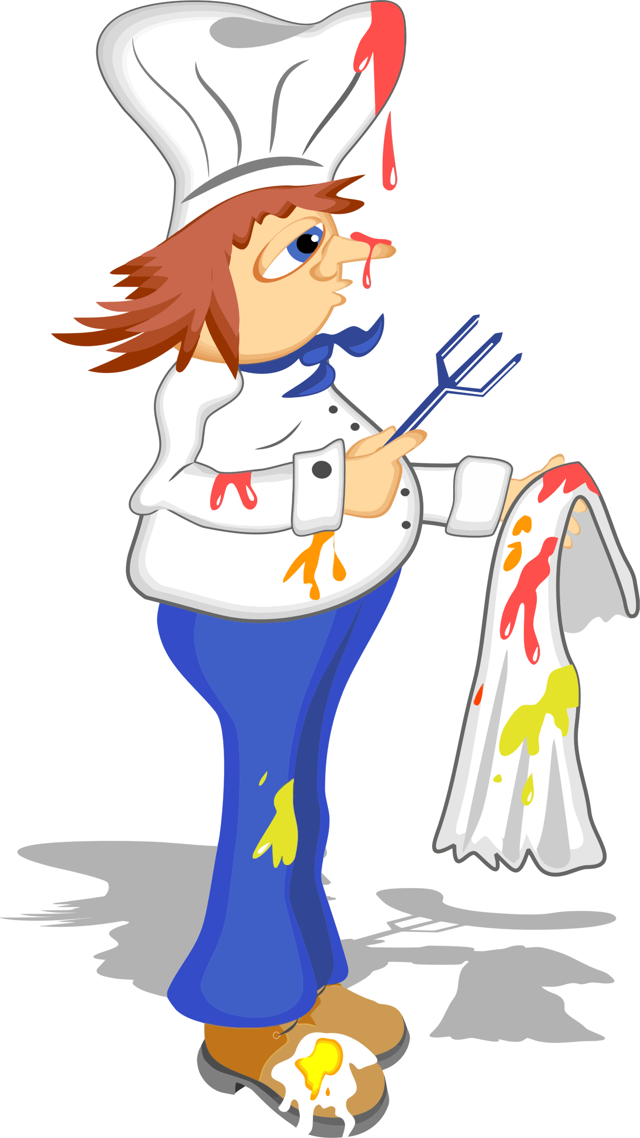 This Free Icons Png Design Of Colin The Chef (1282x2277), Png Download