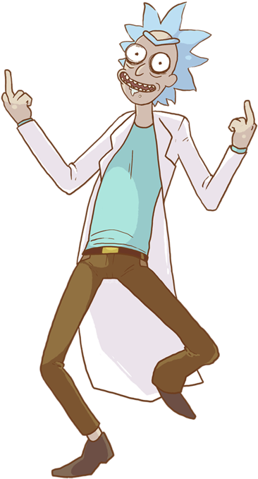 Rick Sanchez Rick And Morty Png - Rick Sanchez Transparent Background (600x849), Png Download