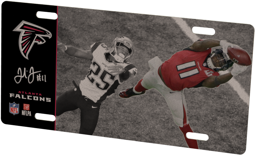 Atlanta Falcons Julio Jones Metal Photo - Julio Jones Super Bowl Li Poster (480x360), Png Download