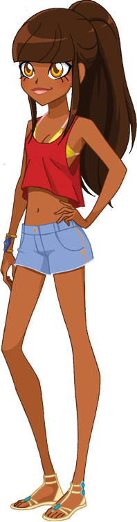 Talia Beach - De Talia Dans Lolirock (198x750), Png Download