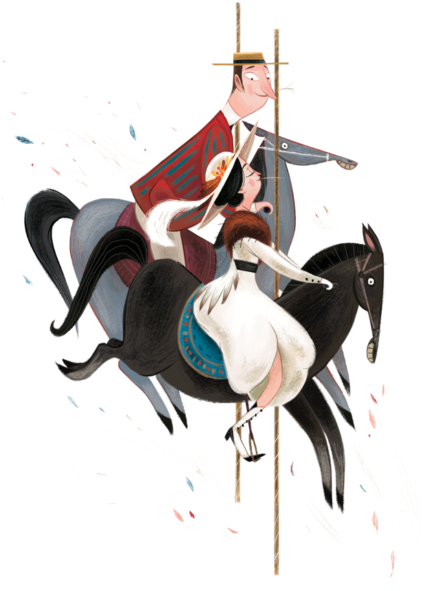 Mary Poppins, Por Júlia Sardà - Mary Poppins Julia Sarda (729x883), Png Download