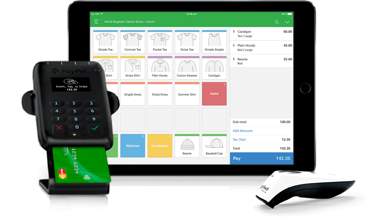 Start Accepting Emv Chip Cards With Vend And Paypal - Vend Payment (1413x742), Png Download