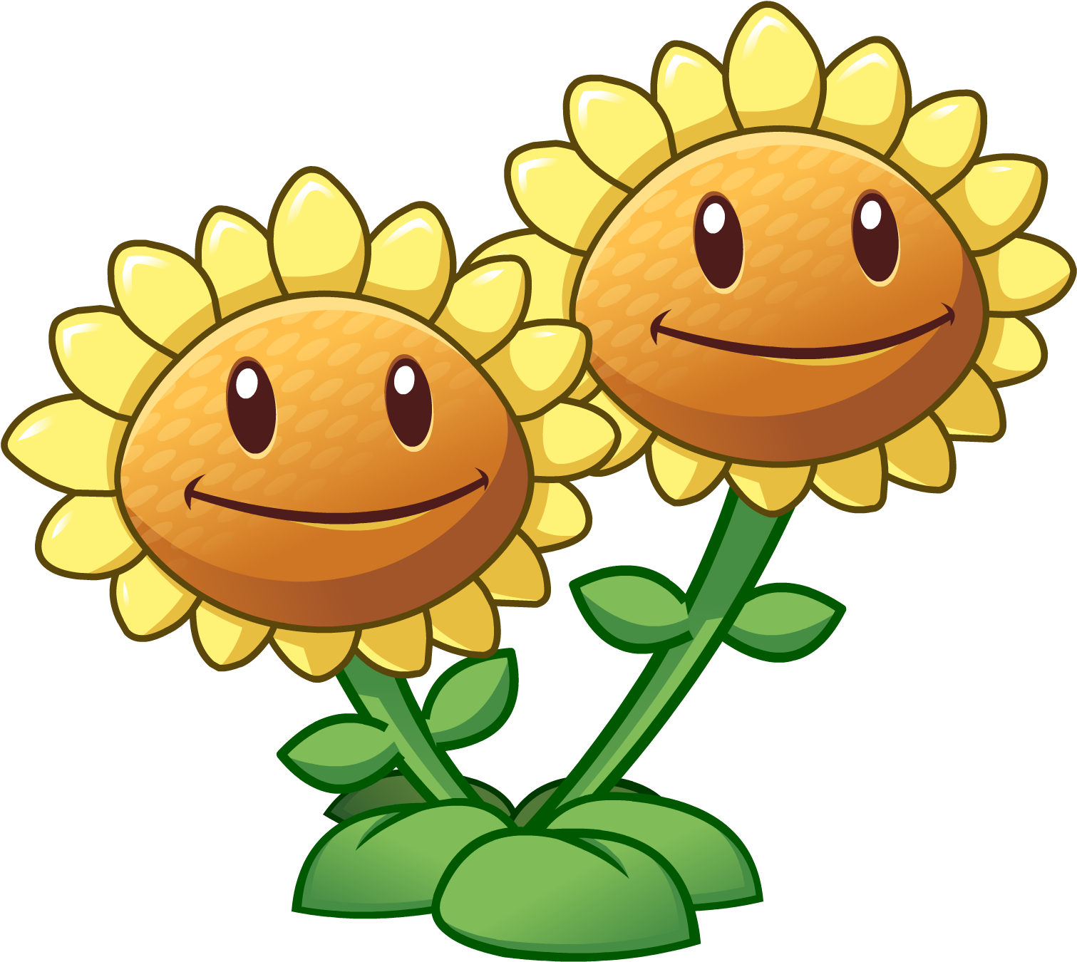 Sunflower Clipart Plant Vs Zombie - Plants Vs Zombies Plantas (1523x1362), Png Download