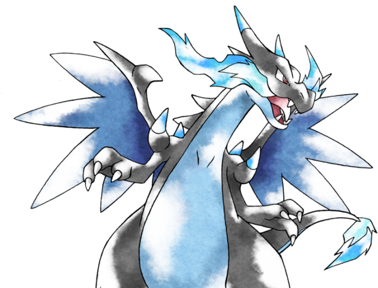 Pokémon Fond D'écran Titled Mega Charizard X Par Tomycase - Mega Charizard X Cute (800x600), Png Download