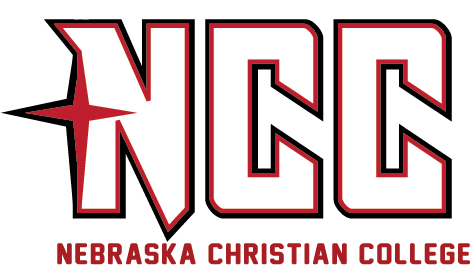 Ncc Athletics Logo Fullname Onwhite - Nebraska Christian College Logo (470x265), Png Download