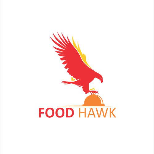 Food Hawk - Eagle Logo (500x500), Png Download