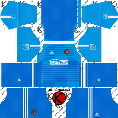 Atlanta United - Kits Dream League Soccer 2018 Argentina (490x490), Png Download