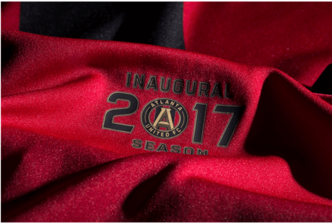 Atlanta United Fc 2017 Home Jersey Personalized - Atlanta (480x480), Png Download