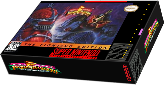 Mighty Morphin Power Rangers - Warios Woods Box Art (550x287), Png Download