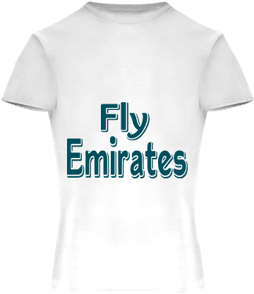Fly Emirates Emirates 7 Ronaldo - Usa Women's Hockey T Shirts (433x433), Png Download