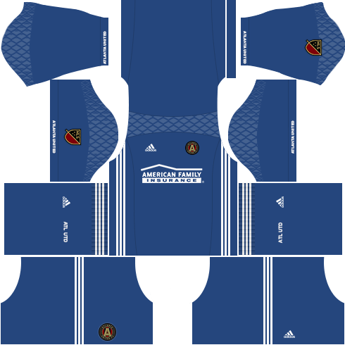 Kit Atlanta United Dls17 Goleiro Fora De Casa - Chennaiyin Fc Kit For Dream League Soccer (490x490), Png Download